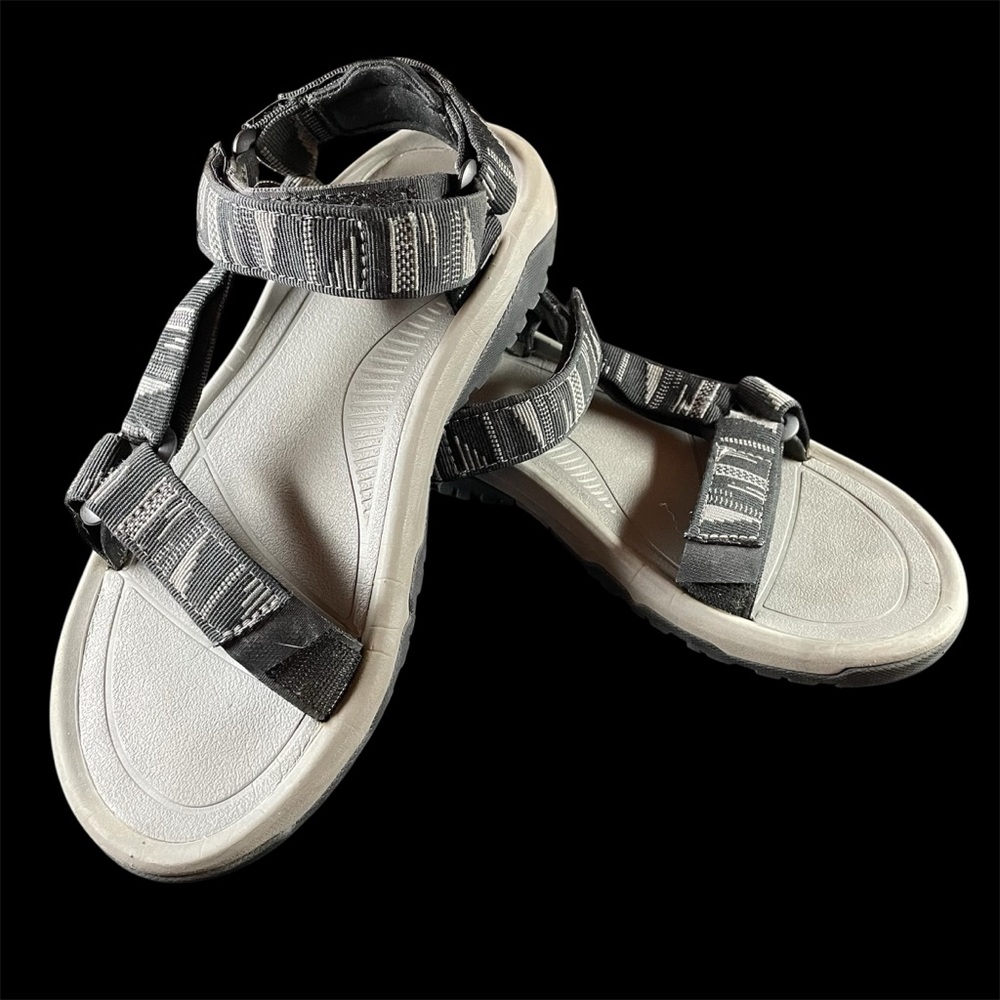 NWOT TEVA Hurricane XLT 2 Black Strappy Sport Sandals Men US 8 EU 42 UK 7